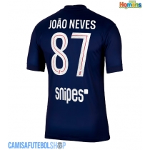 Camisa de time de futebol Paris Saint-Germain Joao Neves #87 Replicas 1º Equipamento 2025-26 Manga Curta